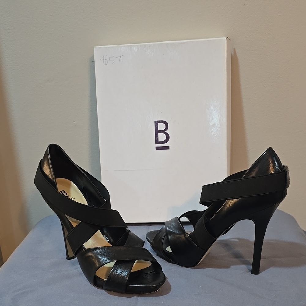 Black Strappy Heels